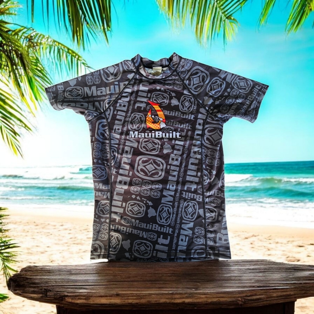 MauiBuilt Rash guard Top Short Sleeve Girls